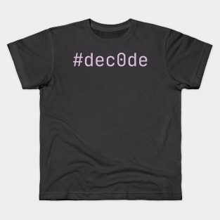 Decode This Leet Hex Code Kids T-Shirt